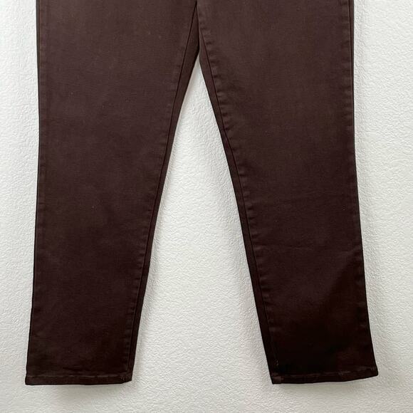 Gloria Vanderbilt Amanda Classic Coffee Roast Brown Slimming Stretch Jean 8 NWT - Picture 10 of 16